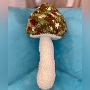 Soft Mushroom Accent Pillow